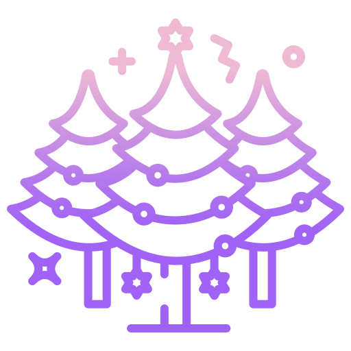 árbol de navidad icono gratis