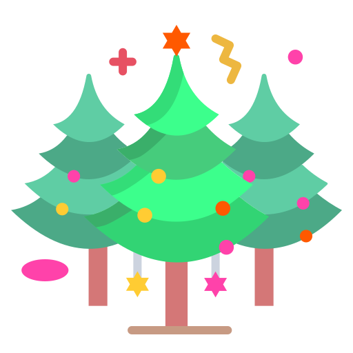 árbol de navidad icono gratis