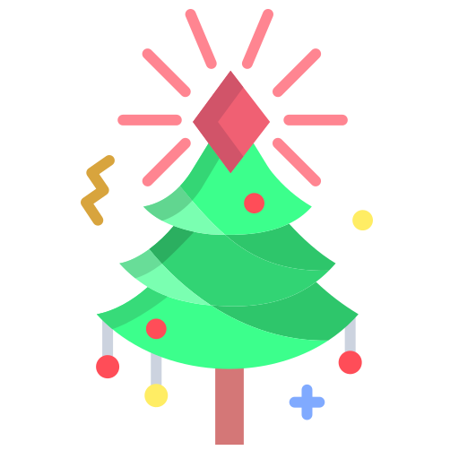 árbol de navidad icono gratis