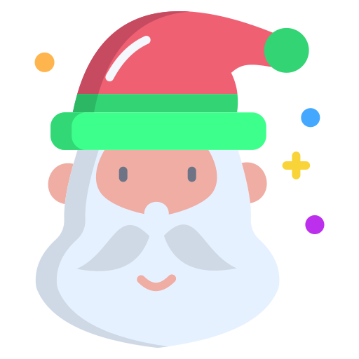 papá noel icono gratis