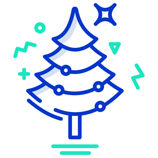 árbol de navidad icono gratis