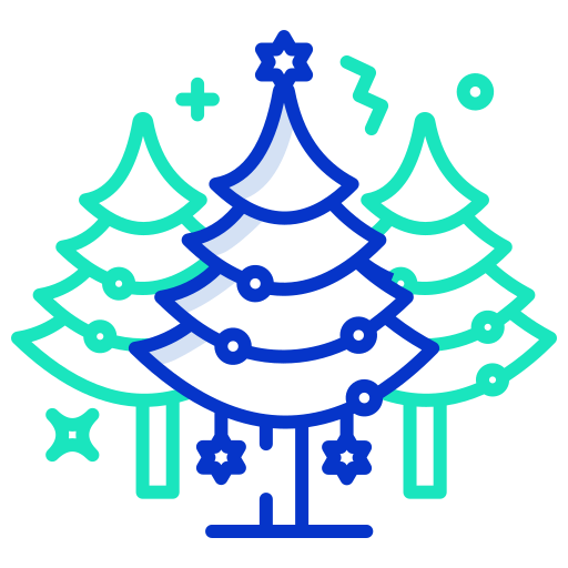 árbol de navidad icono gratis