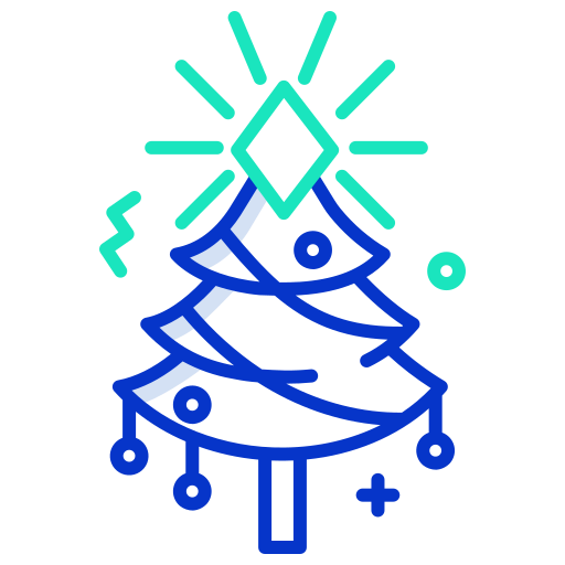 árbol de navidad icono gratis