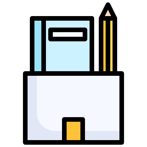 fournitures scolaires Icône gratuit fournitures scolaires Icône gratuit