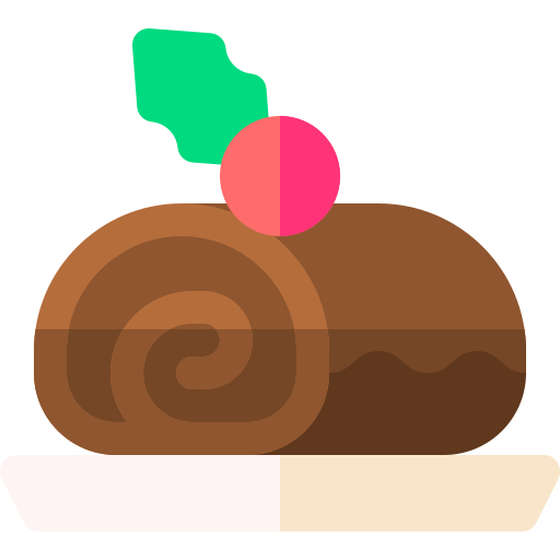 Roll cake free icon