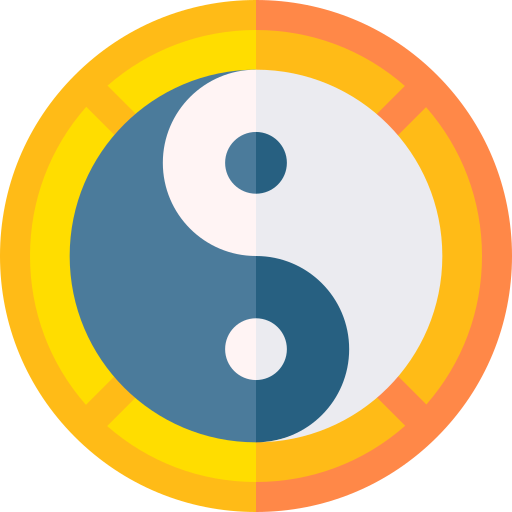 yin yang icono gratis