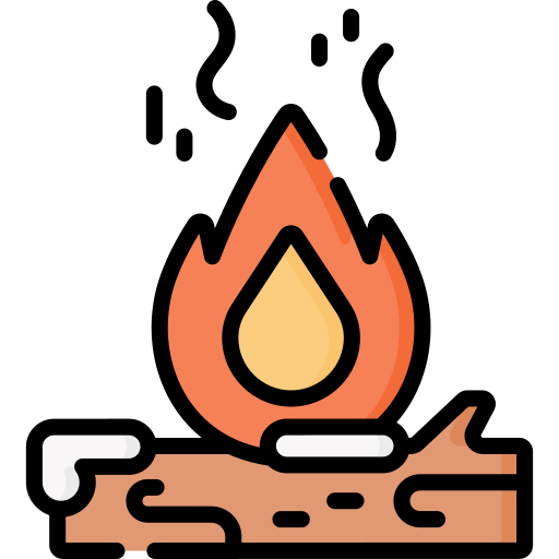 Campfire Special Lineal Color Icon