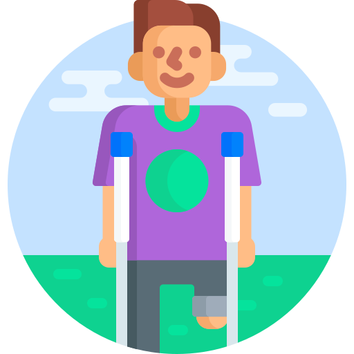 amputado icono gratis