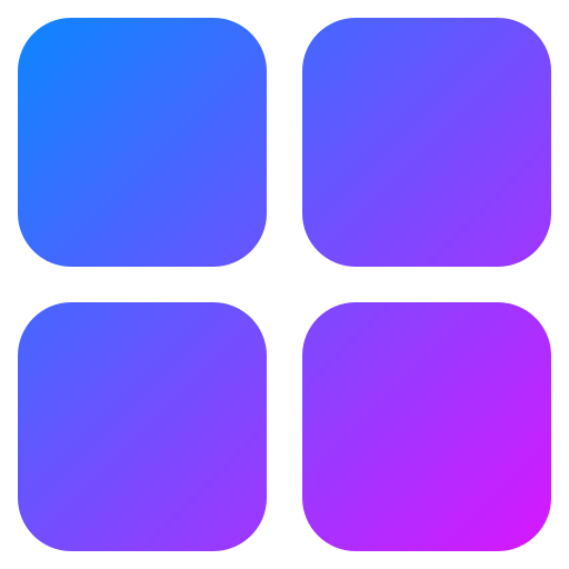 Menu Generic Flat Gradient icon