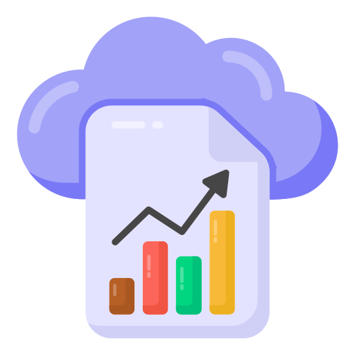 reporte de negocios icono gratis