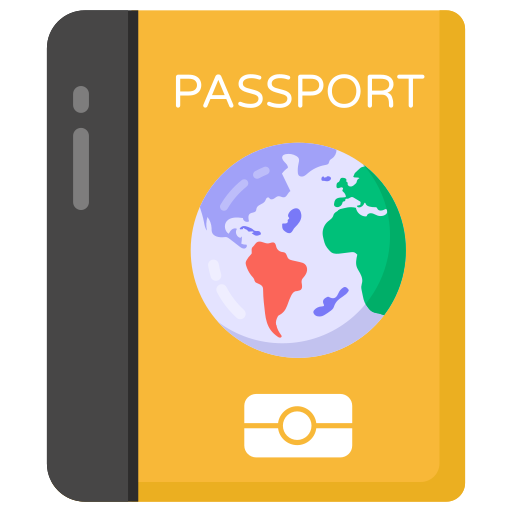 pasaporte icono gratis