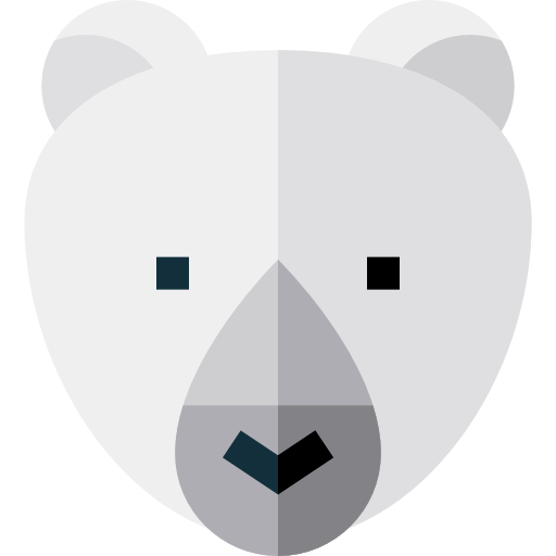 oso polar icono gratis