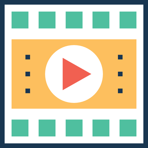 Video player Prosymbols Lineal Color icon