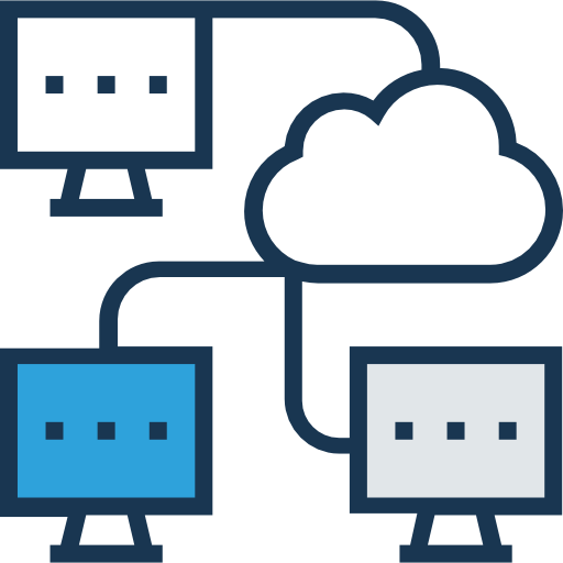 Network Prosymbols Lineal Color icon