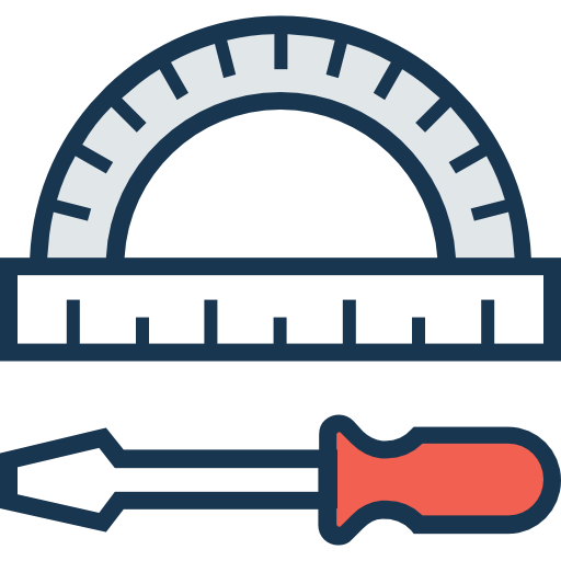 Protractor free icon