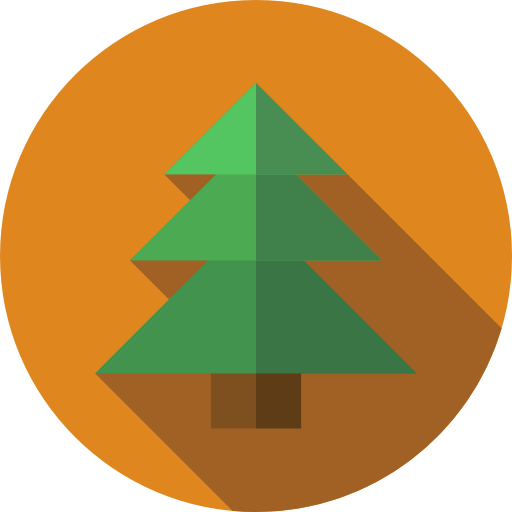 árbol de navidad icono gratis