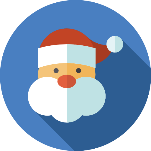 papá noel icono gratis