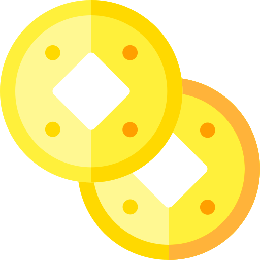 Coins Basic Rounded Flat icon