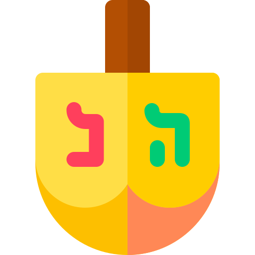 Dreidel Basic Rounded Flat icon