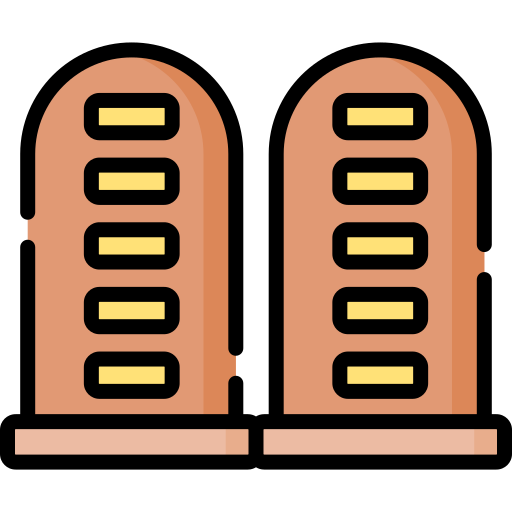 Ten Commandments Special Lineal Color Icon