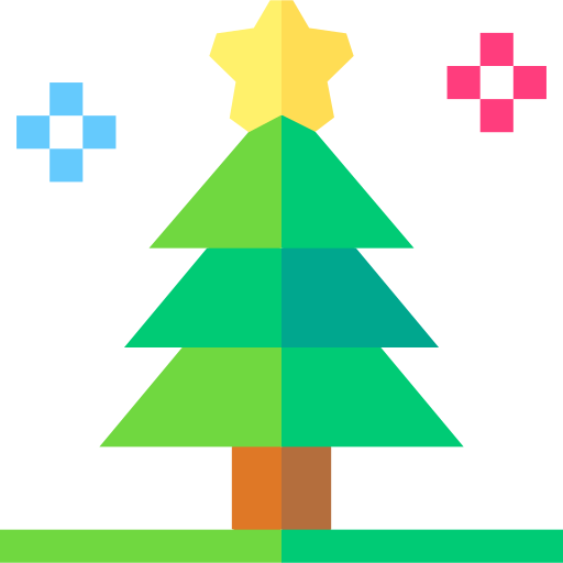 árbol de navidad icono gratis