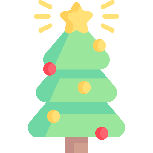 árbol de navidad icono gratis