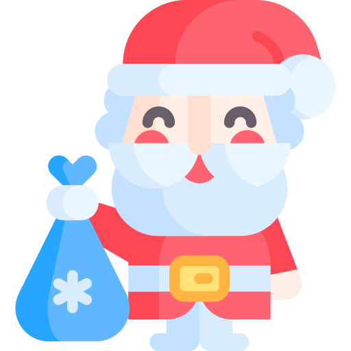 papá noel icono gratis