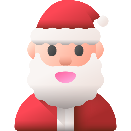 papá noel icono gratis