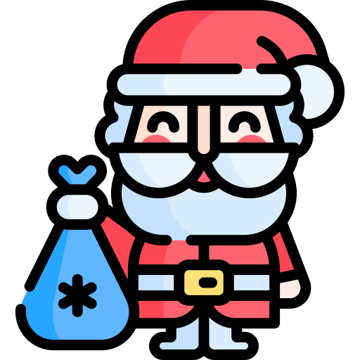 papá noel icono gratis