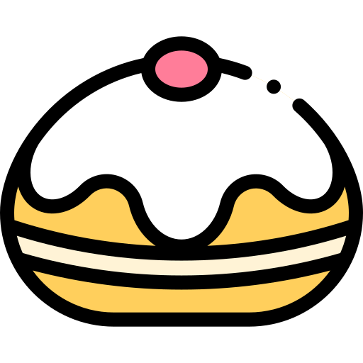 sufganiyah icono gratis