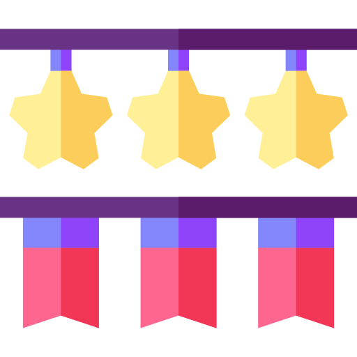 guirnalda icono gratis