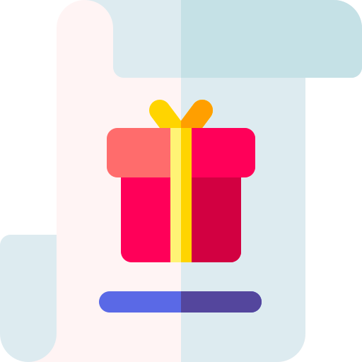 Список подарков  бесплатно иконка