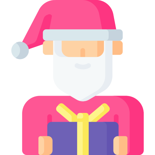 papá noel icono gratis