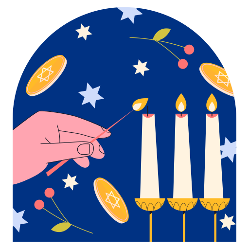 hannukah grátis figurinha