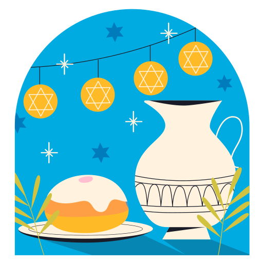 hannukah gratis sticker