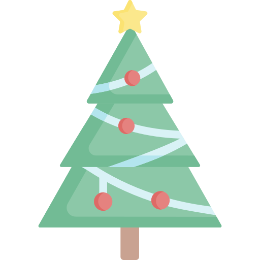 árbol de navidad icono gratis