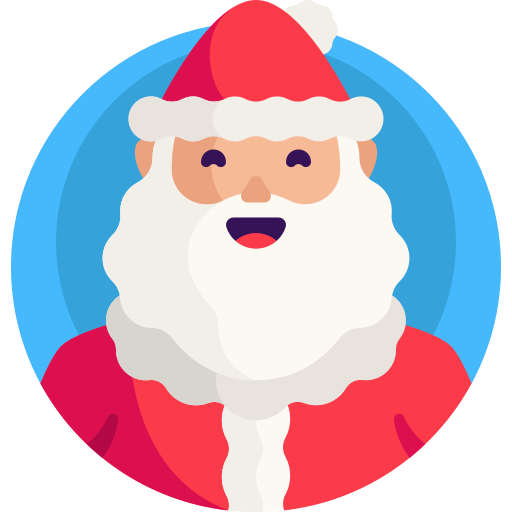 papá noel icono gratis