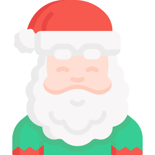 papá noel icono gratis