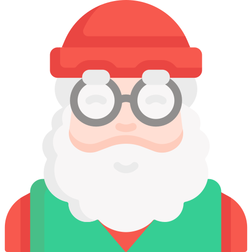 papá noel icono gratis