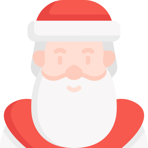 papá noel icono gratis