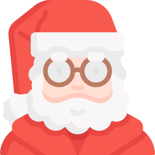 papá noel icono gratis