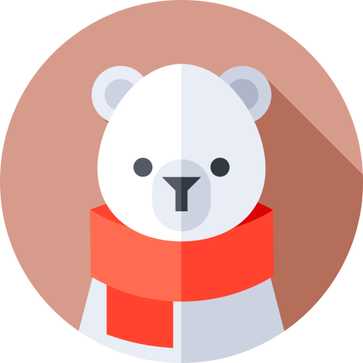 oso polar icono gratis