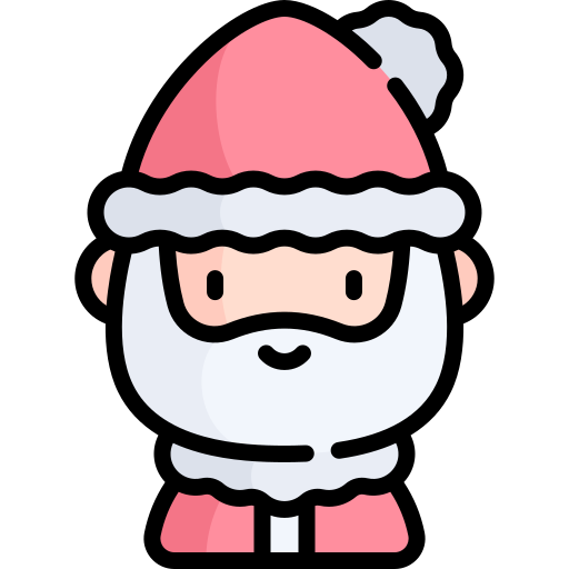 papá noel icono gratis