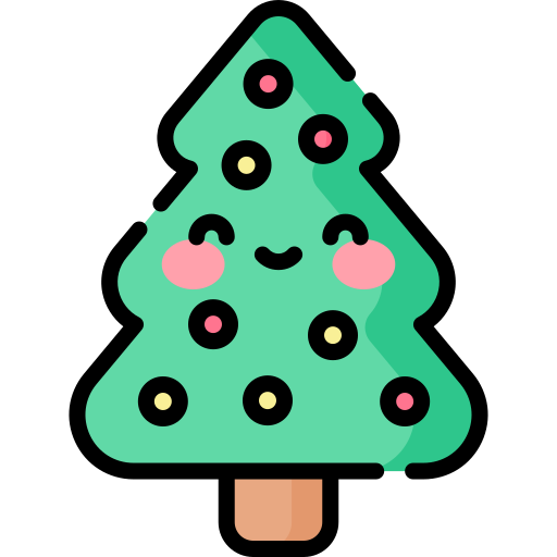 árbol de navidad icono gratis