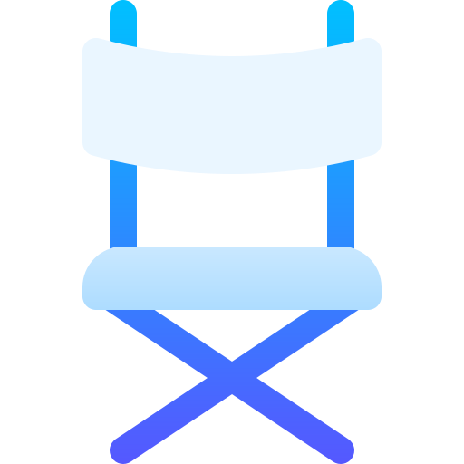 silla de director icono gratis