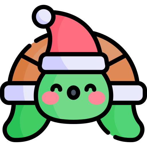 Turtle Kawaii Lineal color icon