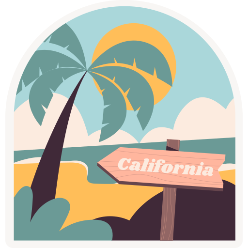 california gratis sticker