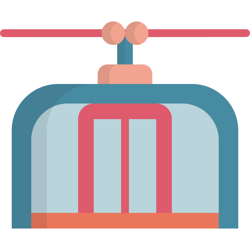téléphérique Icône gratuit