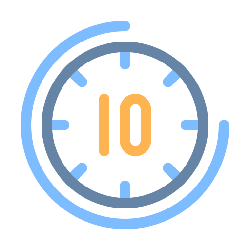 10 minutos icono gratis