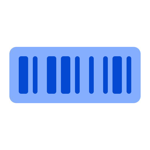 Barcode Generic Blue icon